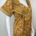 Mustard Pure Cotton Nightgown