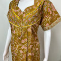 Mustard Pure Cotton Nightgown
