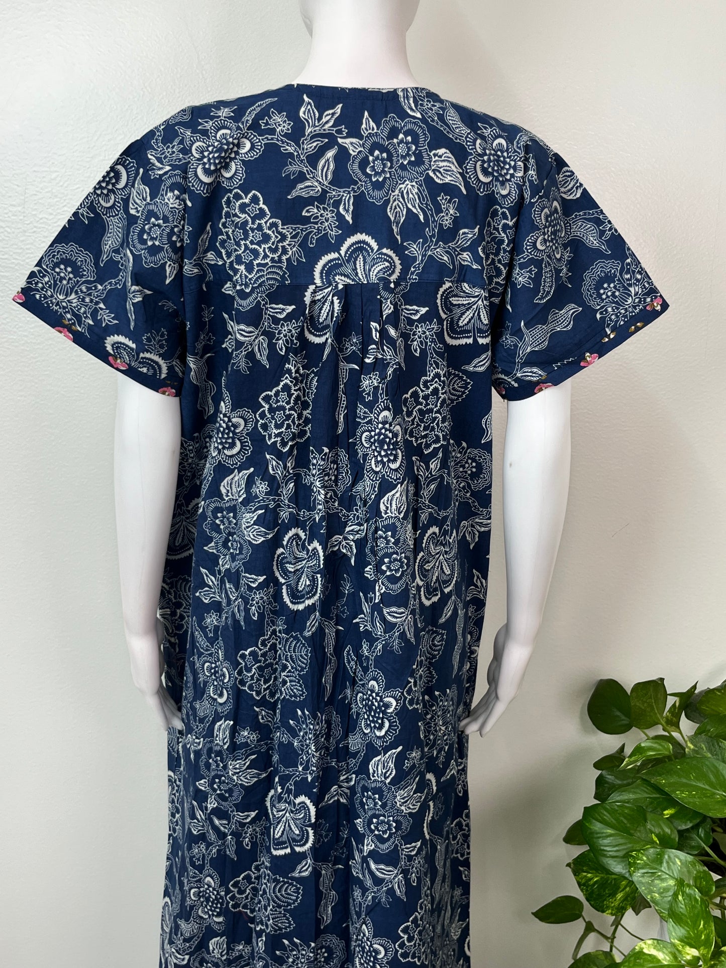 Royal Blue 100% Cotton Nighty Soft & Comfortable