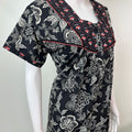 Black Elegant Pure Cotton Nightgown