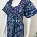 Royal Blue 100% Cotton Nighty Soft & Comfortable