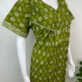 Green Pure Cotton Nighty Soft & Comfortable