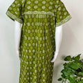 Green Pure Cotton Nighty Soft & Comfortable