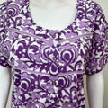 Purple 100% Cotton Nighty for Women