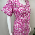 Pink Pure Cotton Nightgown Soft & Breathable