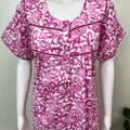 Pink Pure Cotton Nightgown Soft & Breathable