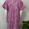 Pink Pure Cotton Nightgown Soft & Breathable