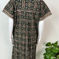 Black Pleated Style Nighty for Women