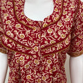 Red Pure Cotton Nighty for Women