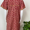 Red Pure Cotton Nighty for Women