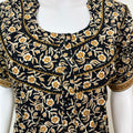 Black Pure Cotton Women's Nighty
