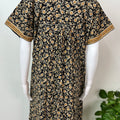 Black Pure Cotton Women's Nighty
