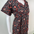 Black Elegant Pure Cotton Nighty for Women