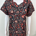Black Elegant Pure Cotton Nighty for Women