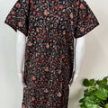 Black Elegant Pure Cotton Nighty for Women