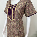 A-Line Pattern Pure Cotton Women's Nightgown