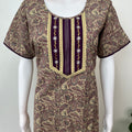A-Line Pattern Pure Cotton Women's Nightgown