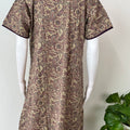 A-Line Pattern Pure Cotton Women's Nightgown