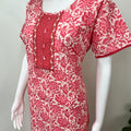 Peach 100% Cotton Nighty Soft & Comfortable