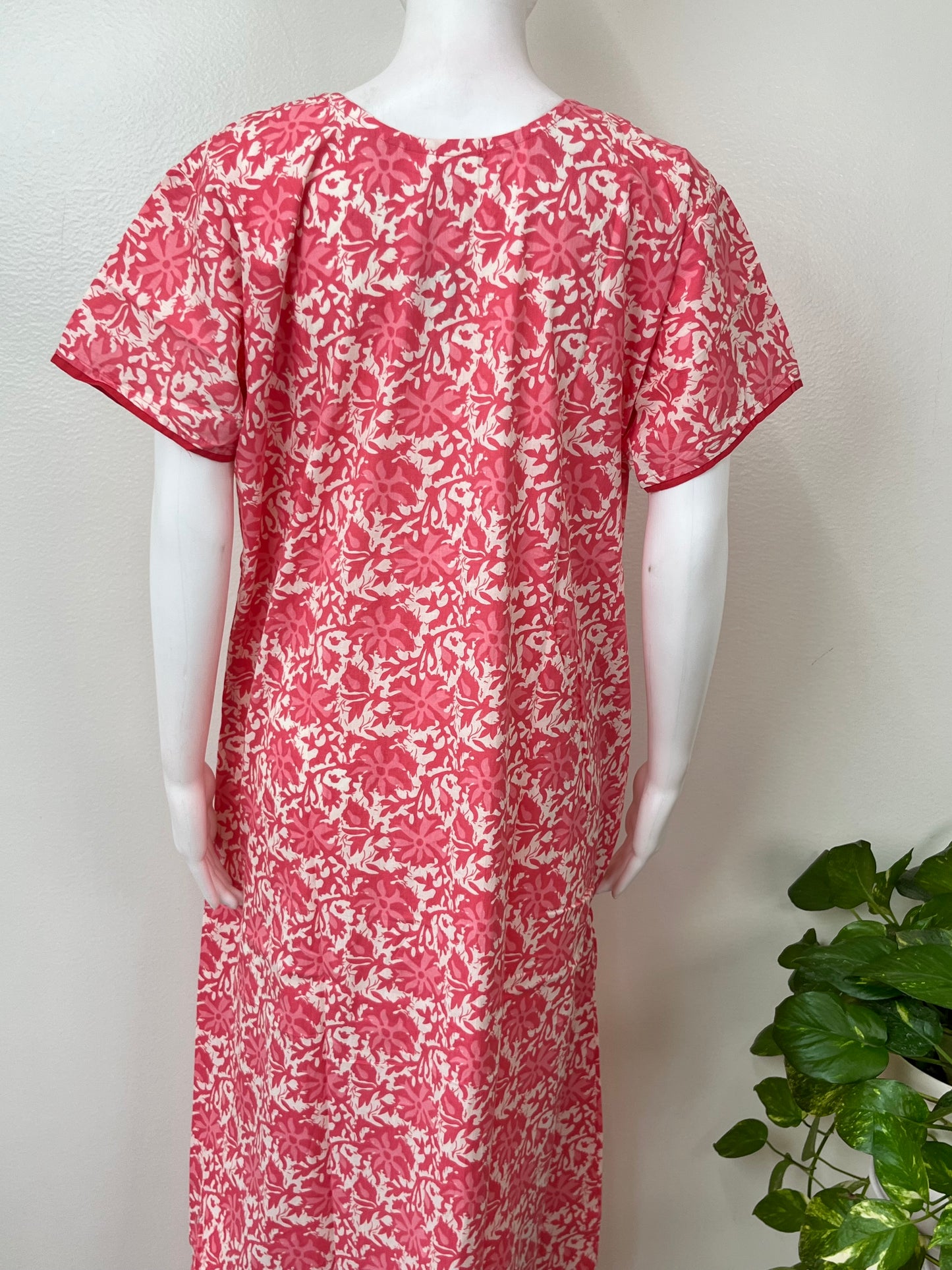 Peach 100% Cotton Nighty Soft & Comfortable