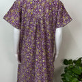 Purple 100% Cotton Nighty Elegant & Breathable