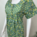 Green Pure Cotton Nighty Soft & Comfortable