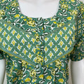 Green Pure Cotton Nighty Soft & Comfortable