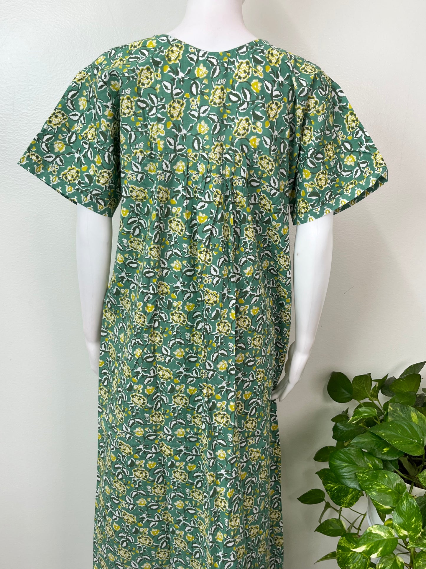 Green Pure Cotton Nighty Soft & Comfortable
