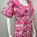 Pink Floral Pure Cotton Women's Nightgown