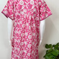 Pink Floral Pure Cotton Women's Nightgown