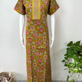 Mustard 100% Cotton Nighty for Women