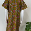 Mustard 100% Cotton Nighty for Women