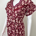 Maroon Pure Cotton Nighty Soft & Comfortable