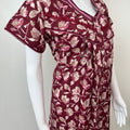 Maroon Pure Cotton Nighty Soft & Comfortable