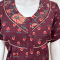 Wine Pure Cotton Nighty Soft & Comfortable