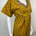 Mustard Pure Cotton Nighty for Women