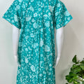 Sea Green 100% Cotton Nighty for Women