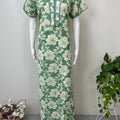 Green Pure Cotton Nighty for Women