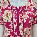 Pink A-Line Style Pure Cotton Nightgown