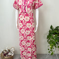 Pink A-Line Style Pure Cotton Nightgown