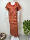 Orange Pure Cotton Nighty Soft & Comfortable