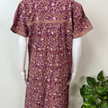 Purple 100% Cotton Nightgown for Women