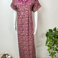 Purple 100% Cotton Nightgown for Women