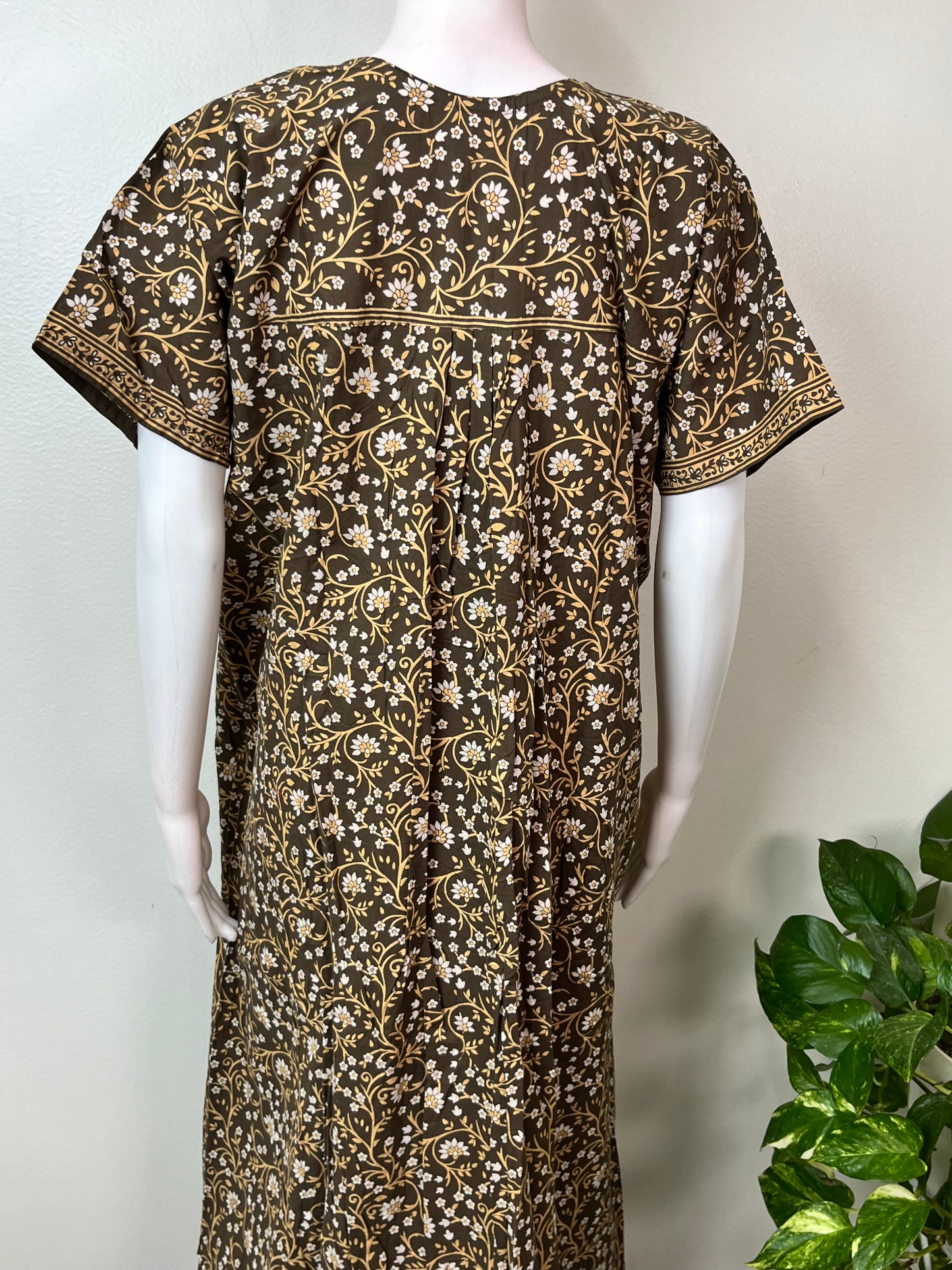 Floral Printed 100% Cotton Nighty