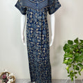 Navy Blue Pure Cotton Nighty Elegant & Breathable