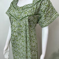 Green Jaipuri Print 100% Cotton Nighty