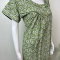 Green Jaipuri Print 100% Cotton Nighty