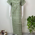 Green Jaipuri Print 100% Cotton Nighty