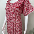 Red Pure Cotton Nighty Soft & Breathable