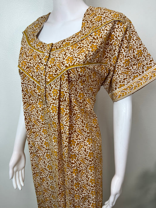 Jaipuri Printed 100% Cotton Nightgown